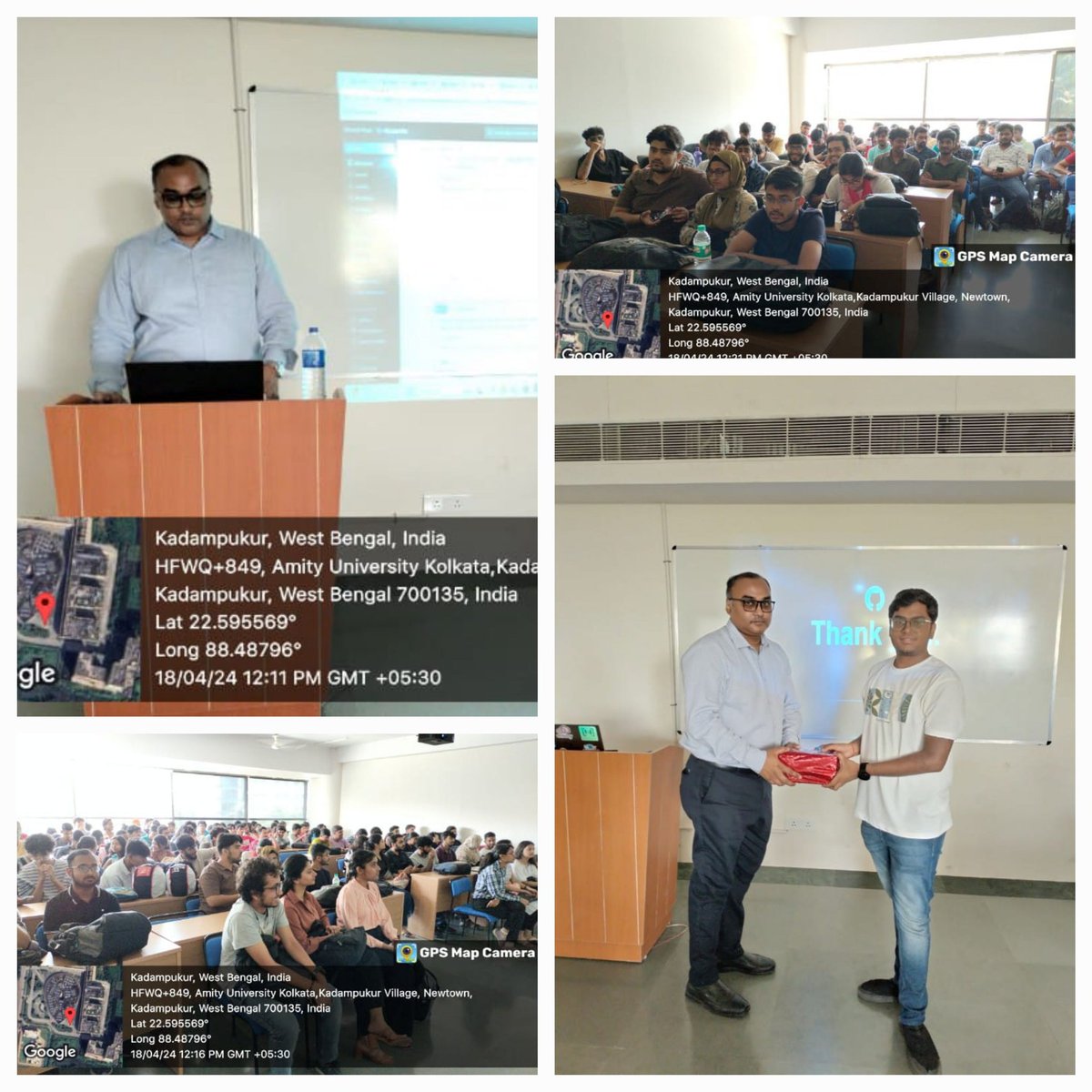 hvbajoria's tweet photo. Thrilling experience organizing CoPilot Safari Kolkata with @azdevindia &amp; @Reskilll
Learned tons about #AI #MachineLearning &amp; #GitHubCopilot
Great event for devs &amp; tech enthusiasts! 
Thanks to @wizard_locks for helping us!

 #Microsoft #Azure #Innovation #Networking #azdevindia https://t.co/rMFS5T1G0n