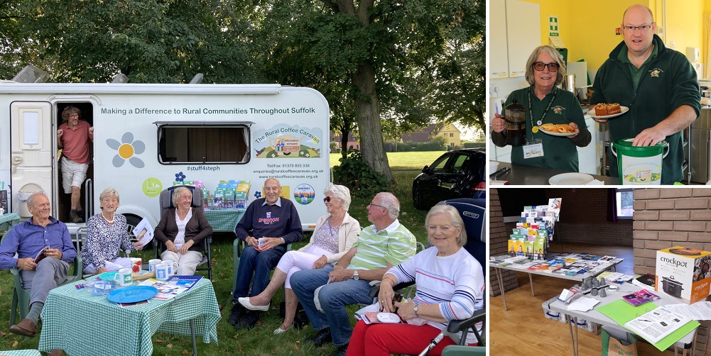 Our village visits are all about bringing people together for some much-needed-company. Everyone is welcome! Share a good natter, enjoy a cuppa & cake. View all our visits happening across Suffolk. ruralcoffeecaravan.org.uk/events/