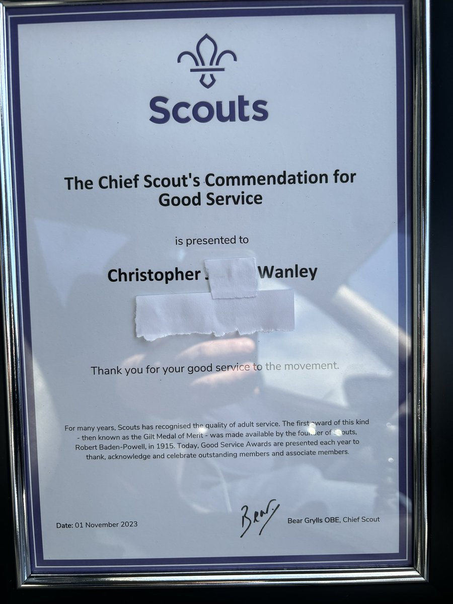 Had a very nice surprise today presented to be at saints George’s day service