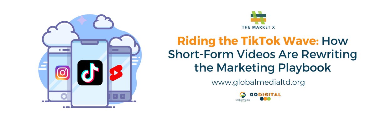 #MarketX: Let's dive into the world of short-form video marketing with Global Media Ltd! Discover why savvy marketers are embracing TikTok, Instagram Reels, and YouTube Shorts to captivate audiences and drive engagement: bit.ly/MarketX2

#GlobalMediaLtd #GoDigital
