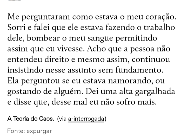 Os textos de quando surtei ツ (@eusurtadinho) on Twitter photo 