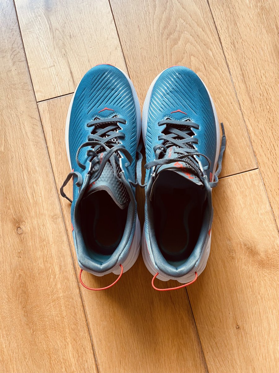 At last we were able to get a few Km in without getting soaked! Also cheated on ASICS with some new Hoka’s - pretty comfortable would be my summary!