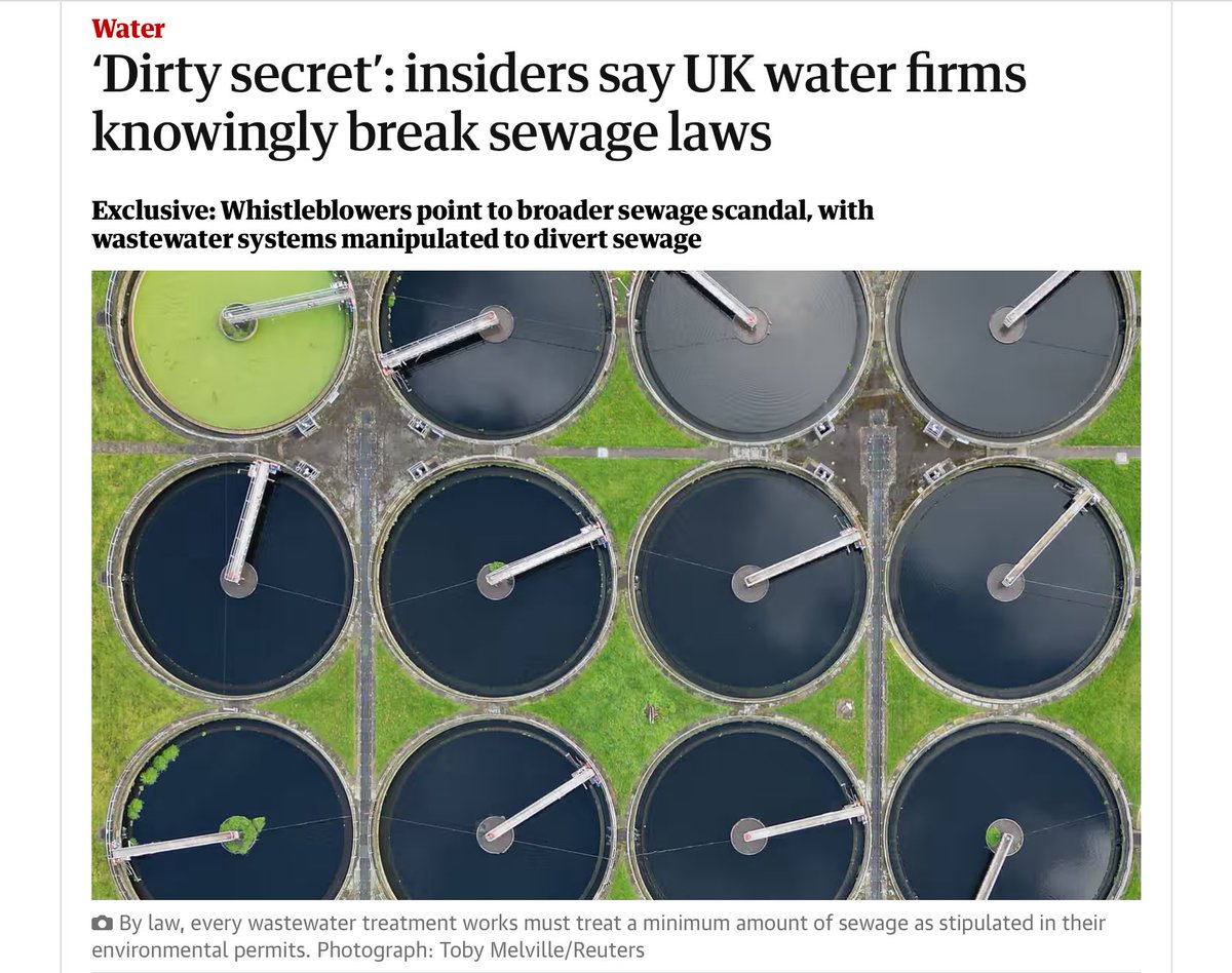 The entire industry is rotten. 

Privatisation has failed and the taxpayer may have to foot the bill.

These companies cannot be allowed to get away with destroying our ecosystems.

Nationalise now!