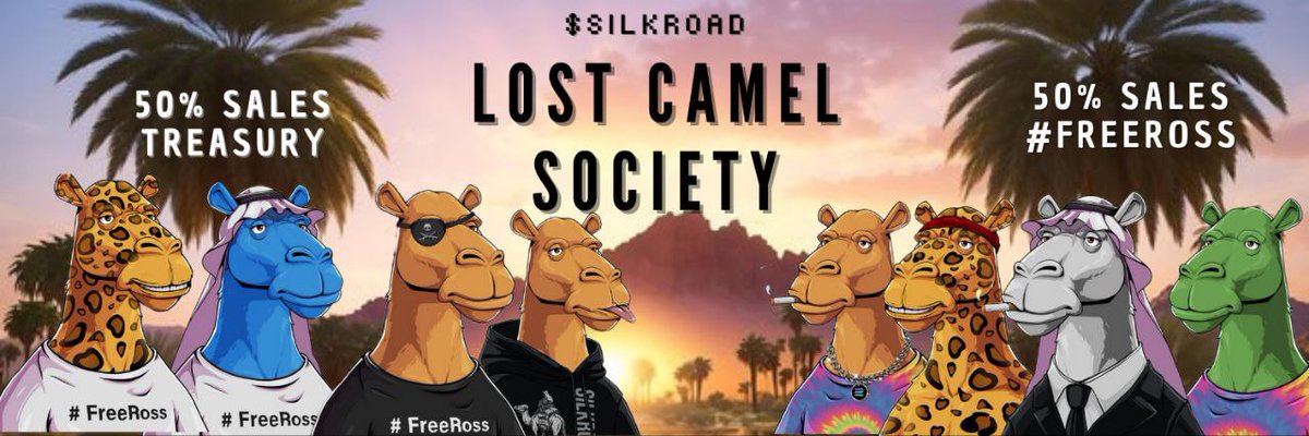 So long 4/20 Burn Fest!

An exciting promotion that paid a lot forward to FreeRoss.org 

Now back to my standard  #LostCamelSociety banner #freeross 

I still don't have a blue camel 🐫🐫 💙💙