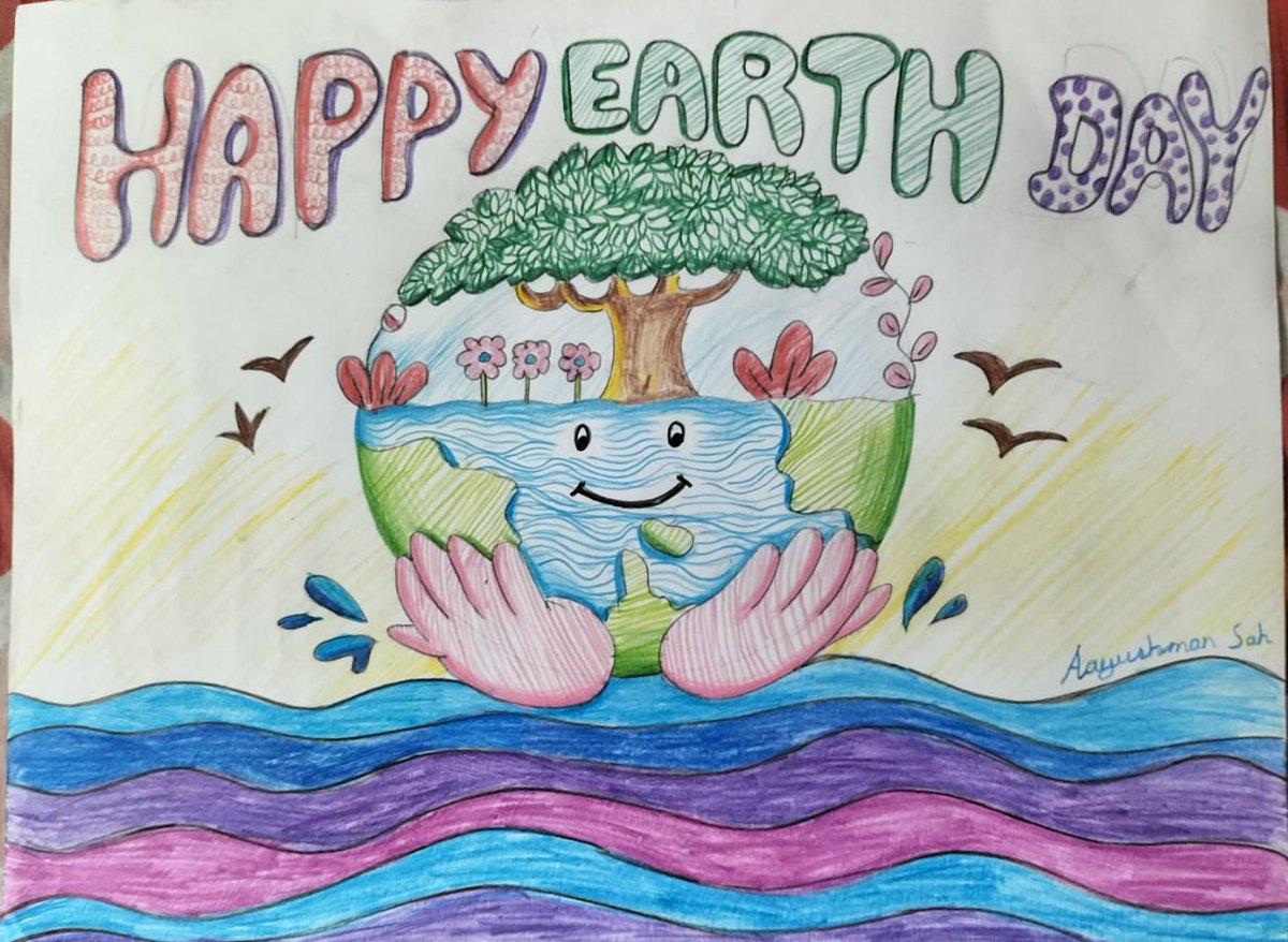 On #EarthDay2024, Ayushman Shah, a young and imaginative student from #NarayanaSchool, Andul Road, Howrah, took a unique and heartwarming approach to express his thoughts and concerns about the environment. 
#BeatPlasticPollution 
#MakeEverydayEarthDay