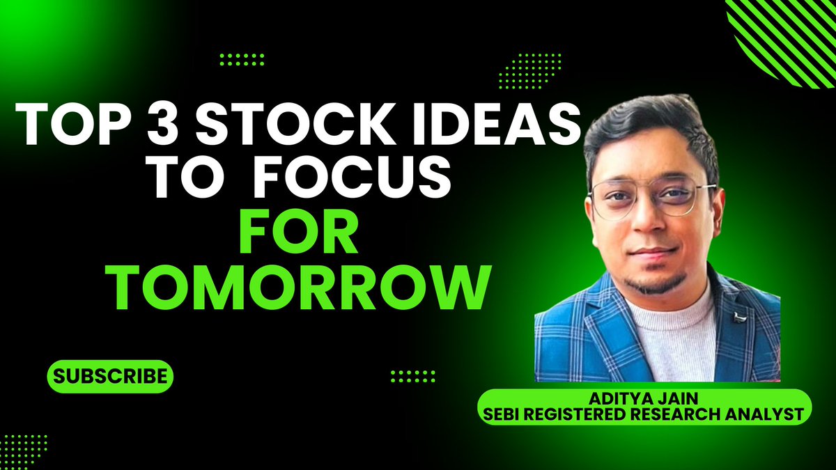 TOP 3 Stocks to Focus Tomorrow! youtu.be/XFu1uQhu1Hg?si… via @YouTube 

#stockpredictions #daytrading #StockMarket #beststockstobuy #Stockmarketnews #trading 
 #stocks #topstocks #stockportfolio #Finance #stockanalysis #investing #stockpicks #longterm #stockrecommendations