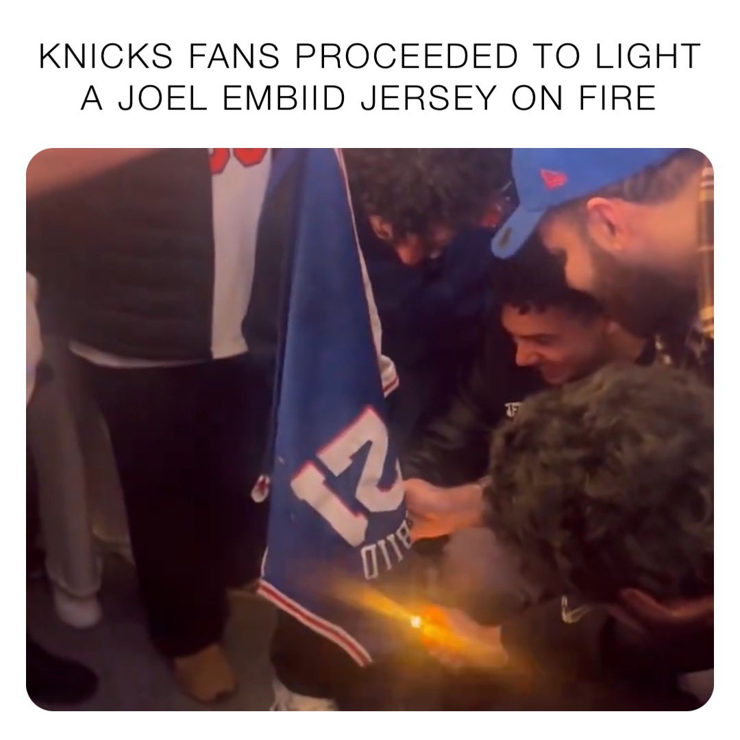 Can’t wait for this to backfire on them..🤦‍♂️ You won ONE game!!! #76ersnation #Sixers #76ersbasketball #philadelphia76ers #sixersbasketball #knicks #76ers #nba #KnicksNation #knicksfan #knicksbasketball #joelembiid #NBA #sixers #Knicks