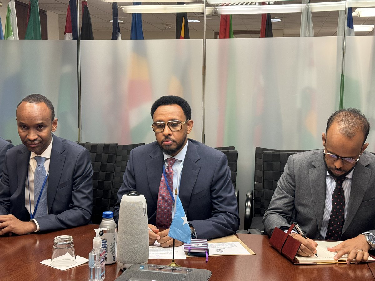 It was great to meet with the Executive Director representing 🇸🇴 at the @WorldBank Dr. Floribert Ngaruko in Washington DC. We discussed our national economic reforms, the Bank's Evolutionary Roadmap, & accessing more resources for sustainable development for the #Somali people.