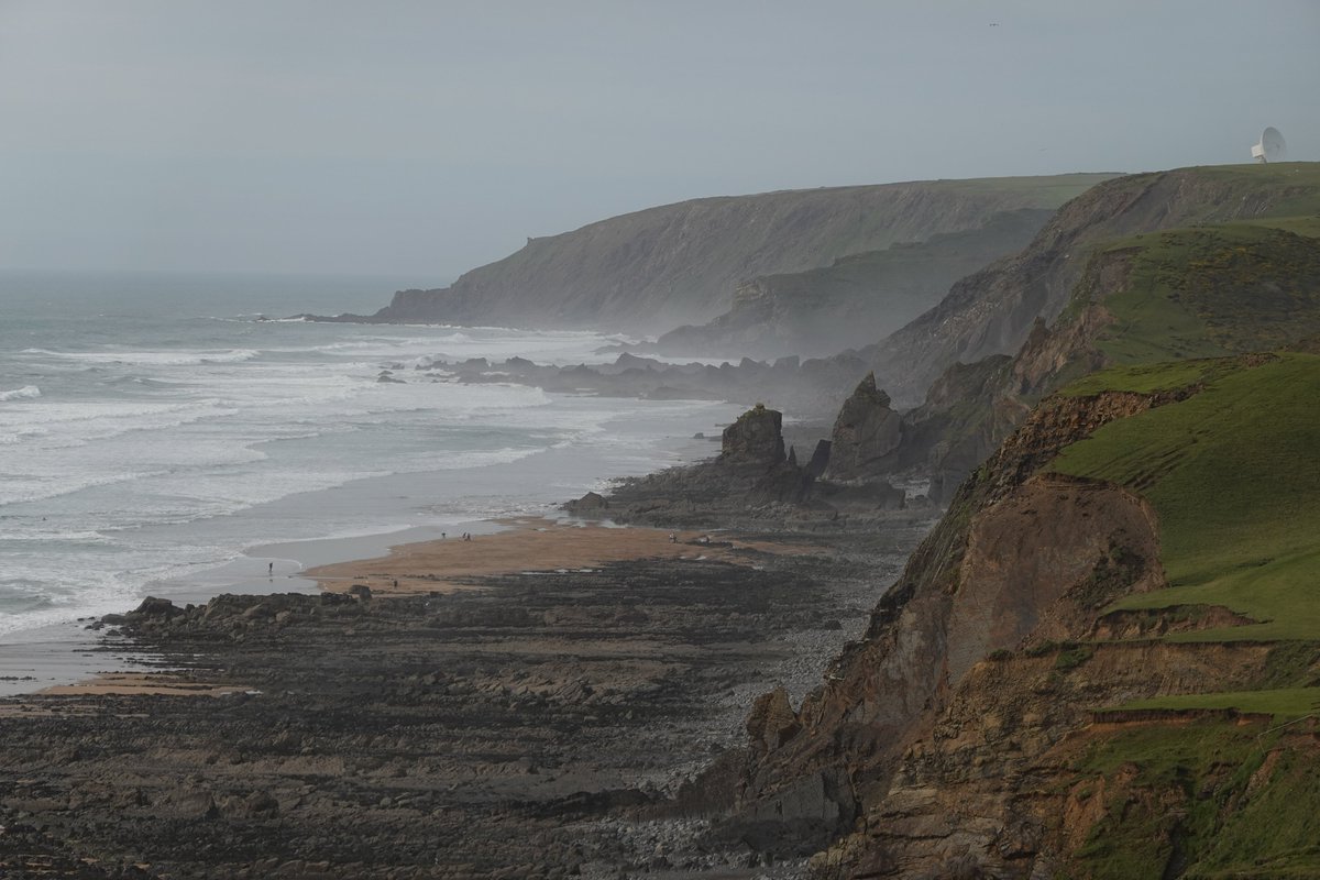 Sandymouth Beach in North Cornwall: