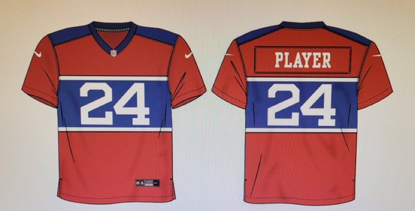 CtespnN's tweet image. #CTESPN Leak @Giants 

The Giants alternate jersey for the 2024-2025 season
