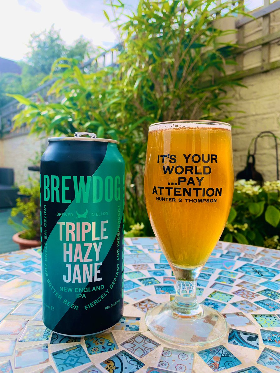 Triple Hazy Jane @BrewDog Sunday Cheers 🍻🍻👍