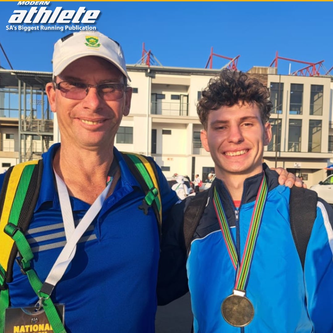 New national 110m hurdles champion SW Nel claimed the gold in a time of 13.73 seconds in Maritzburg on Sunday to emulate his dad and coach Wimpie, who earned the title twice, in 1992 and 1993. #ASASeniorChamps #JoinTheMovement