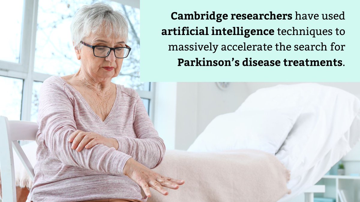 #Parkinson’s is the fastest-growing neurological condition worldwide. Yet no disease-modifying treatments are currently available. @Cambridge_Uni researchers have used machine-learning techniques to accelerate the search for treatments. 🔗 bit.ly/3W5TTxL