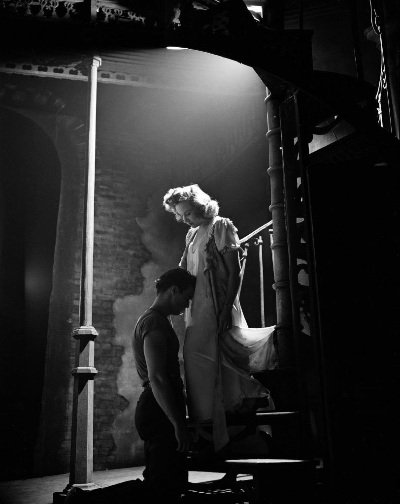 Marlon Brando and Kim Hunter in “A Streetcar Named Desire,” 1947.