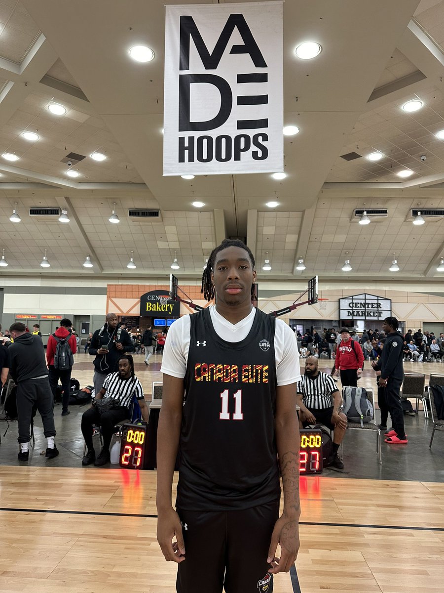 Trent Watson 💎 (@trentw_23) on Twitter photo Very impressed this morning with ‘25 Babatunde Durodola of <a href="/Canada_Elite/">Canada Elite</a>
His combination of physical tools and creation off the bounce makes him an intriguing long-term prospect to track.
Matchup nightmare due to his multilevel scoring.
<a href="/madehoops/">MADE Hoops</a> Very impressed this morning with ‘25 Babatunde Durodola of <a href="/Canada_Elite/">Canada Elite</a>
His combination of physical tools and creation off the bounce makes him an intriguing long-term prospect to track.
Matchup nightmare due to his multilevel scoring.
<a href="/madehoops/">MADE Hoops</a>