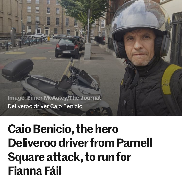 Fianna Fáil are so devoid of ideas that they’re resigned to hoping that a somewhat known candidate who did one single thing that the public kinda appreciated is what they need. It’s such transparent desperation. Also I’m not sure Caio will find many friends in the FF party.