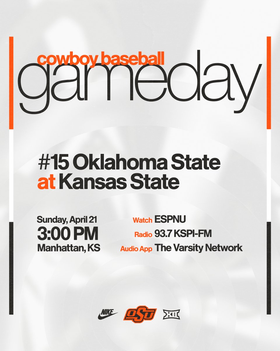 🤠 🆚 🐱 📺 okla.st/3UbNE9d 📻 okla.st/GetVarsity 📊 okla.st/3w0qKJS #GoPokes