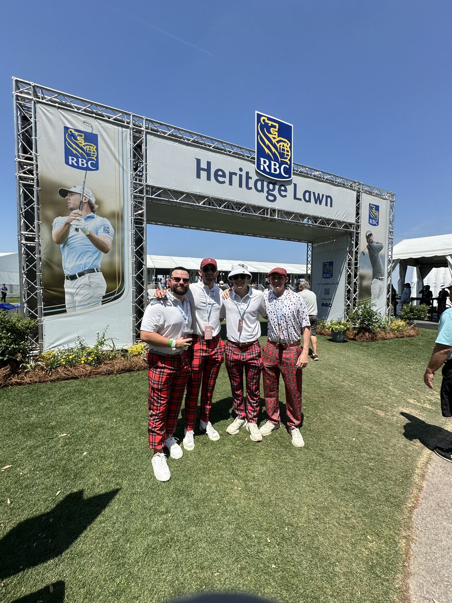 Twinning is winning at the #RBCHeritage. 🤝