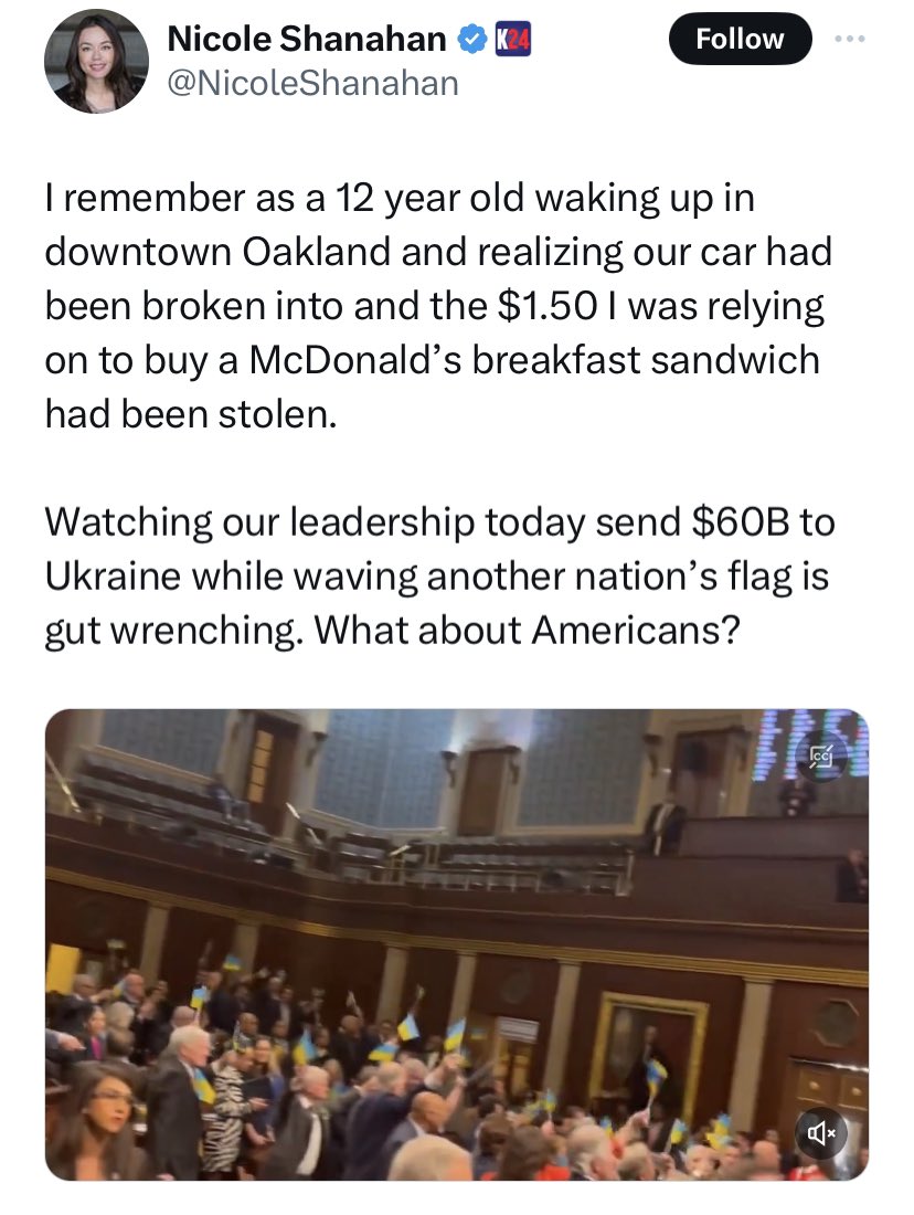 Today we blame Ukraine for the $1.50 stolen from 12y/o Nicole