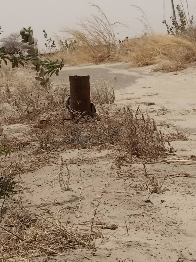Troops of MNJTF destroyed an IED planted by ISWAP in the North East of Monguno in Lake Chad.