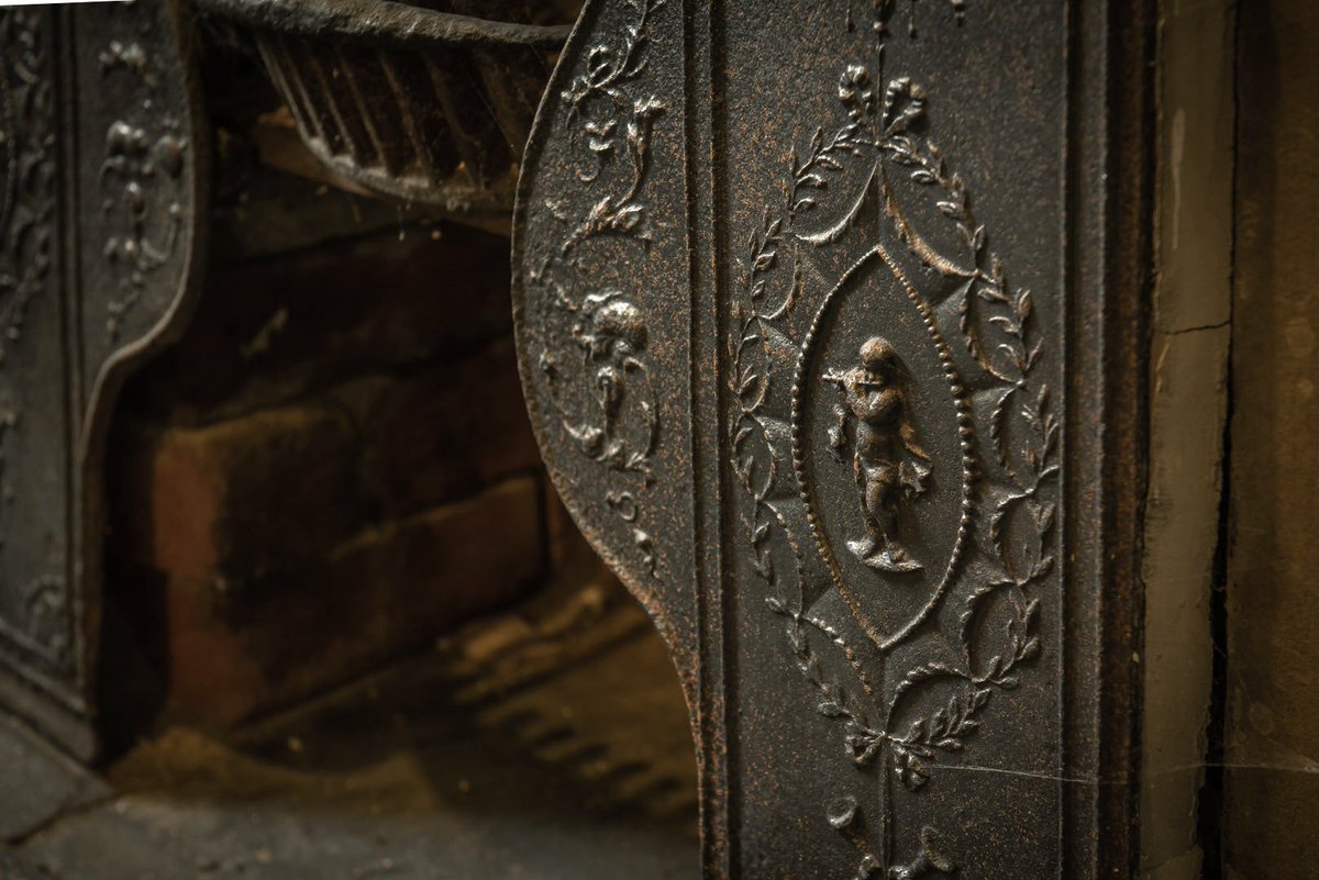 Some detail shots of the famous fireplace in Thornton Parsonage which witnessed the births of Charlotte, Emily, Branwell and Anne Brontë over 200 years ago.