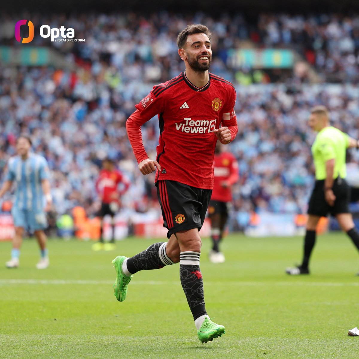 17 - Bruno Fernandes has scored and assisted in 17 matches for Manchester United - since his debut for the club in February 2020, the only Premier League player to do so in more different games in all competitions is Mohamed Salah (20). Catalyst.