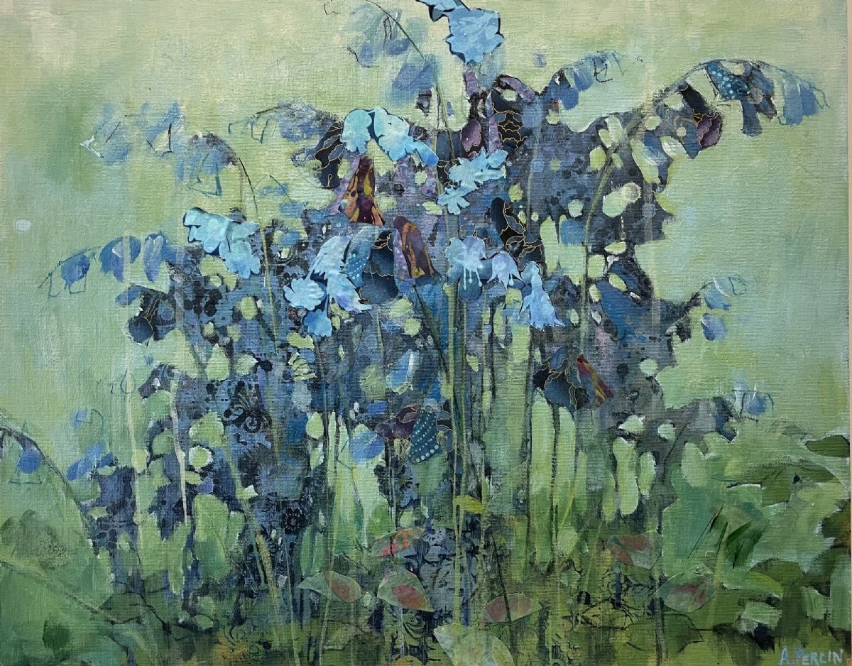 Anna Perlin Regular artist on here but I’ve only just seen this one ‘First Bluebells’ Lime Tree Gallery Bristol for more