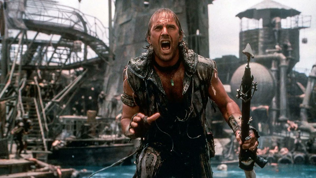 Got to see WATERWORLD on the big screen again last night and it's still dorky and totally rips and I miss earnest blockbusters like this