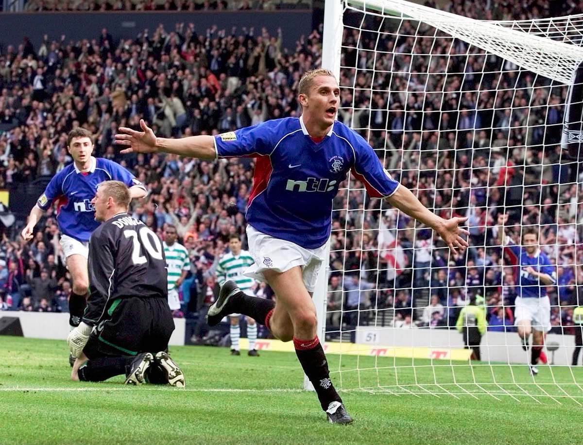 The last Scottish Cup final meeting between Rangers and Celtic ended 3-2 to Rangers 🏆