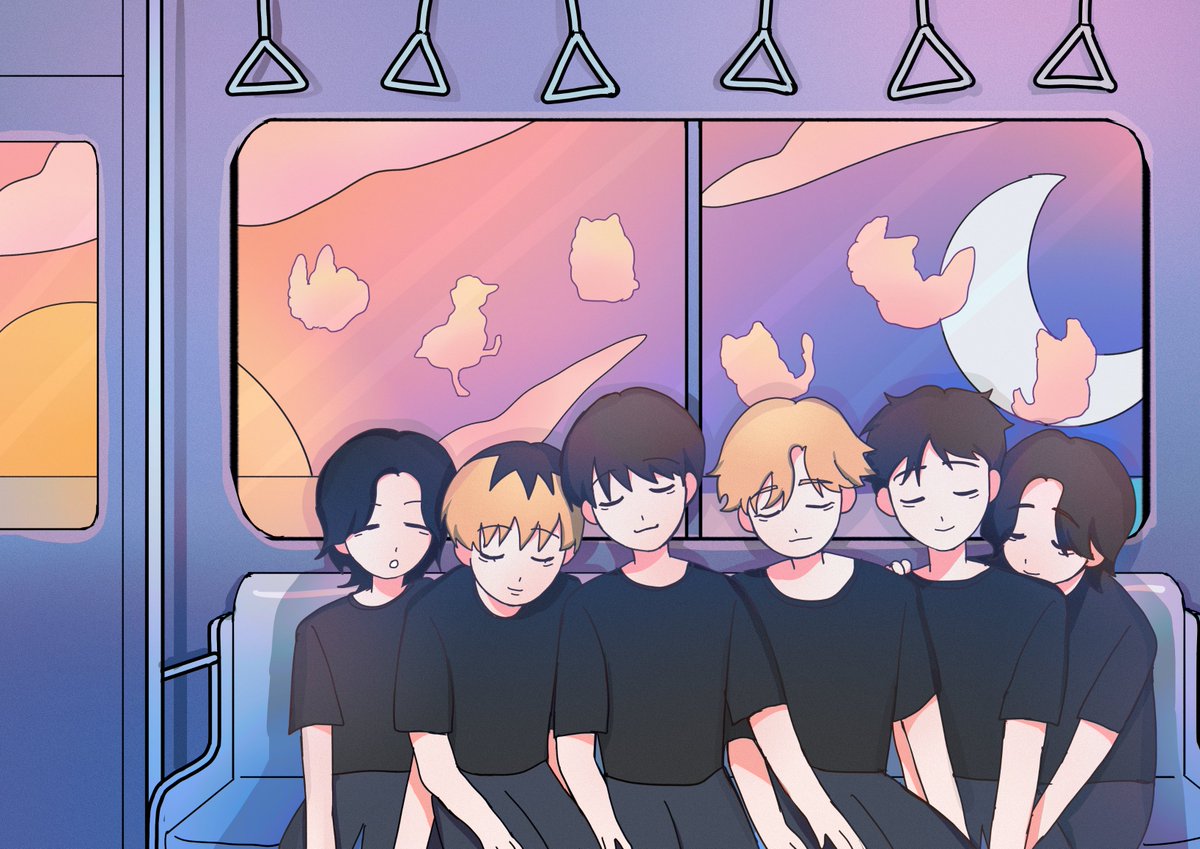user7707__'s tweet photo. Have a sweet dream for tonight ​​​ #XdinaryHereos #xdinaryheroesfanart https://t.co/2L5XKRBa3u