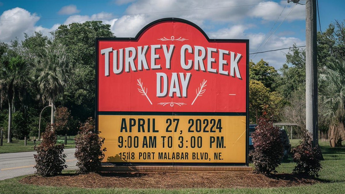 🌳 Dive into nature at Turkey Creek Day 2024! Family fun, art, treats, and a Tortoise Trot on April 27 🐢🎨🌿. Join us! Details 👉 buff.ly/4aYYzud #PalmBay #TurkeyCreekDay