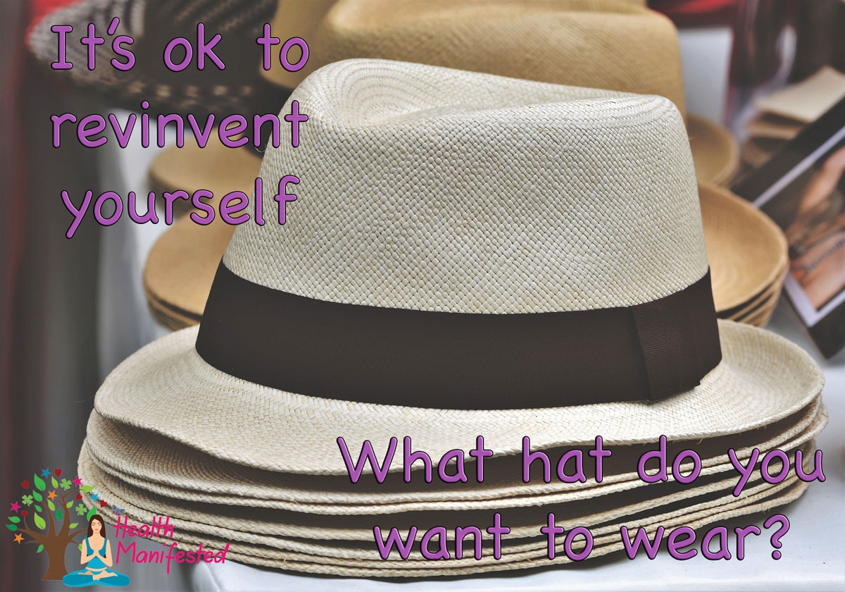 It's ok to reinvent yourself. What hat do you want to wear?

@health_manifest #success #inspiration #motivation #believe #life #quote #dream #hope #mindfulness #LOA #lawofattraction #love #happy #reinventyourself #whichhat #hat