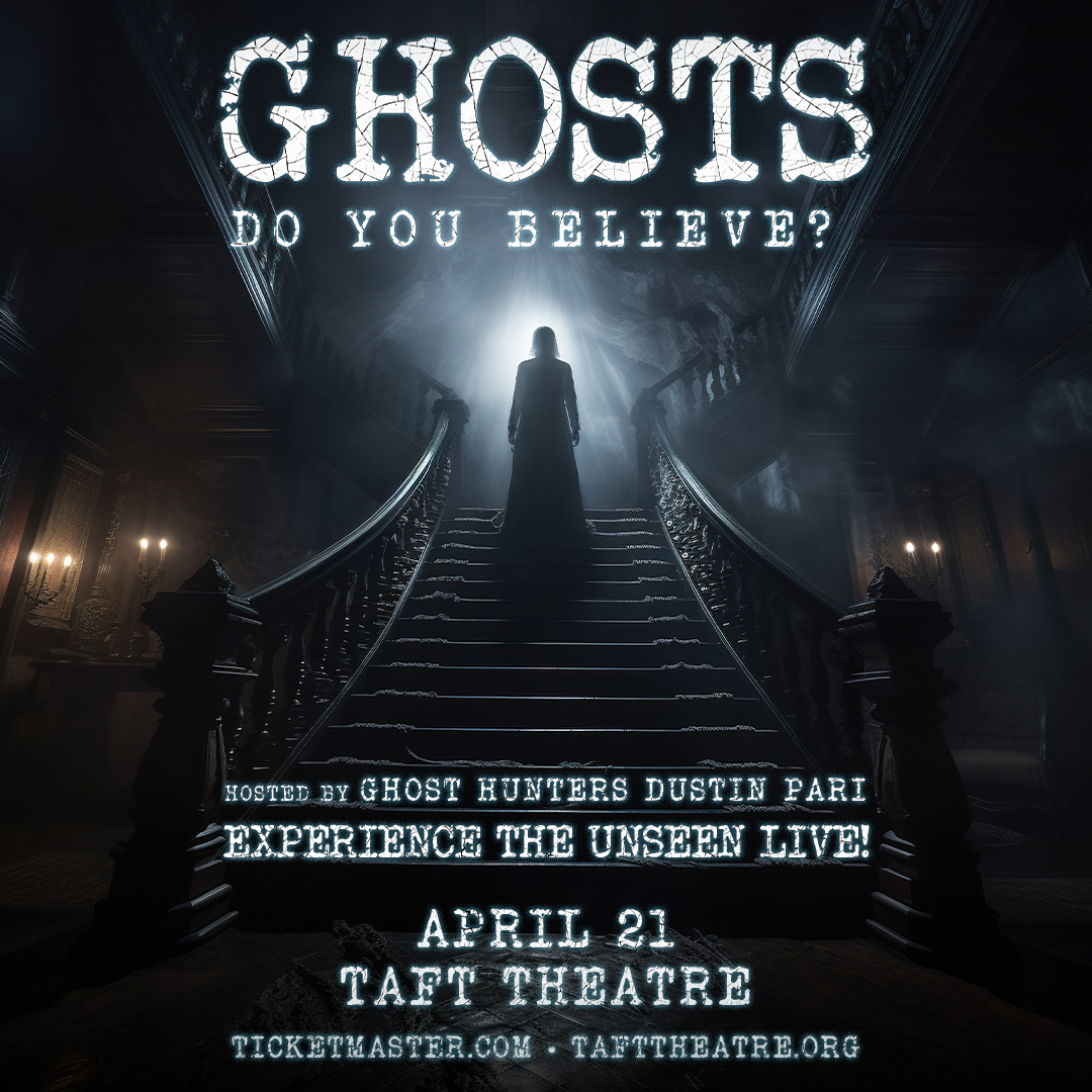 TONIGHT: Ghosts: Do You Believe? invites you to experience the unseen with host @dustinpari of @ghosthunters 👻 DOORS: 7:00 PM SHOW: 8:00 PM Get tickets here ➜ bit.ly/ghosts-24