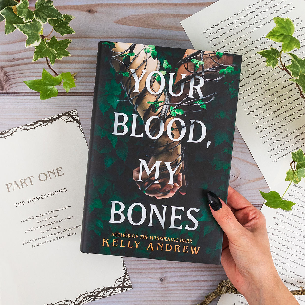 🍃 'This. Book.' 🍃 'I've been thinking about it NON-STOP for days' 🍃 '*screams into the void*' 🍃 'Blew me away' Readers are LOVING the haunting new novel by the acclaimed author of #TheWhisperingDark, @KayAyDrew. Out now: geni.us/YourBloodMyBon…