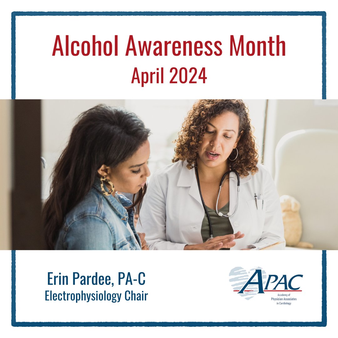 Alcohol consumption is a significant risk factor for hypertension, arrhythmias, cardiomyopathy, myocardial infarction, and stroke. Visit bit.ly/3UcSKU0 for recommendations on alcohol use screening.