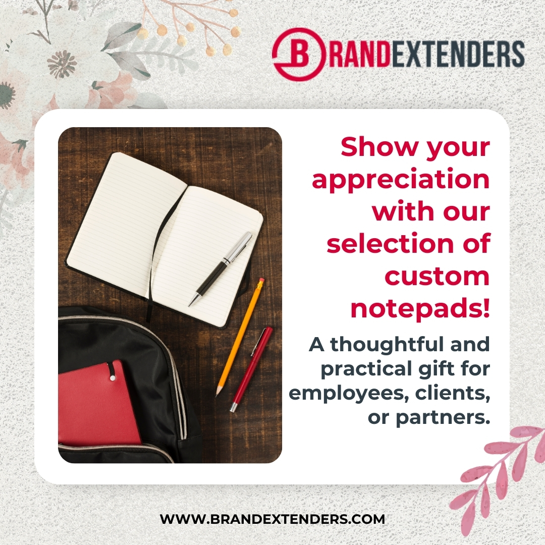 Say thank you in style with our custom notepads! A thoughtful and practical gift for employees, clients, or partners. Check out our website for more details. 

#CustomNotepads #AppreciationGifts #CorporateGifting #BusinessGifts #ThankYouNotes #ClientRelations