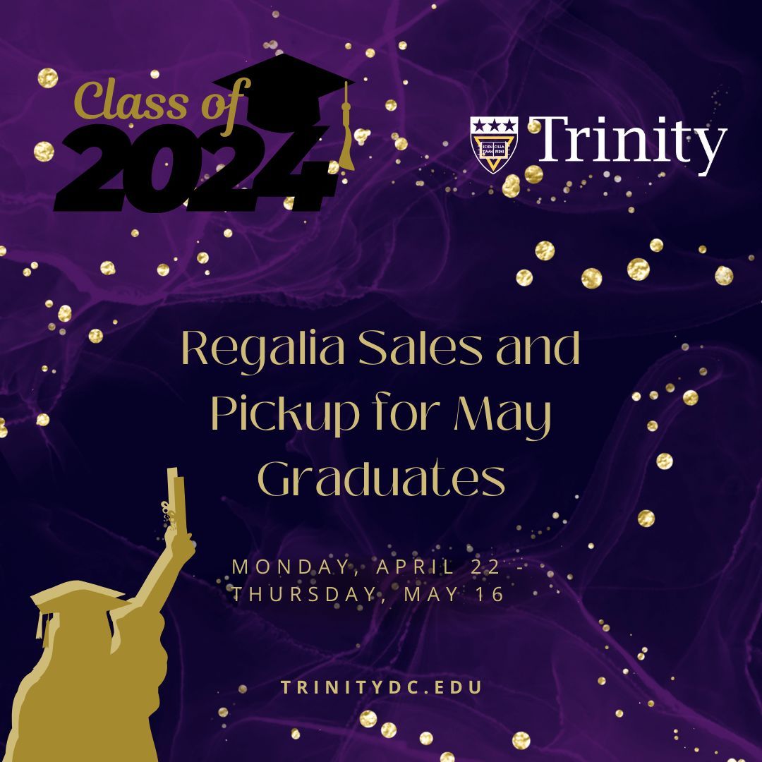 Starting TOMORROW (Mon, Apr 22) Graduation regalia sales and pick-up (through, Thu, May 16). Regalia Purchase: Business Office, located in Main Hall 114 (1st floor), Regalia Pickup: Student Affairs, located in Main Hall 223 (2nd floor). Learn more: buff.ly/4dfoIGC