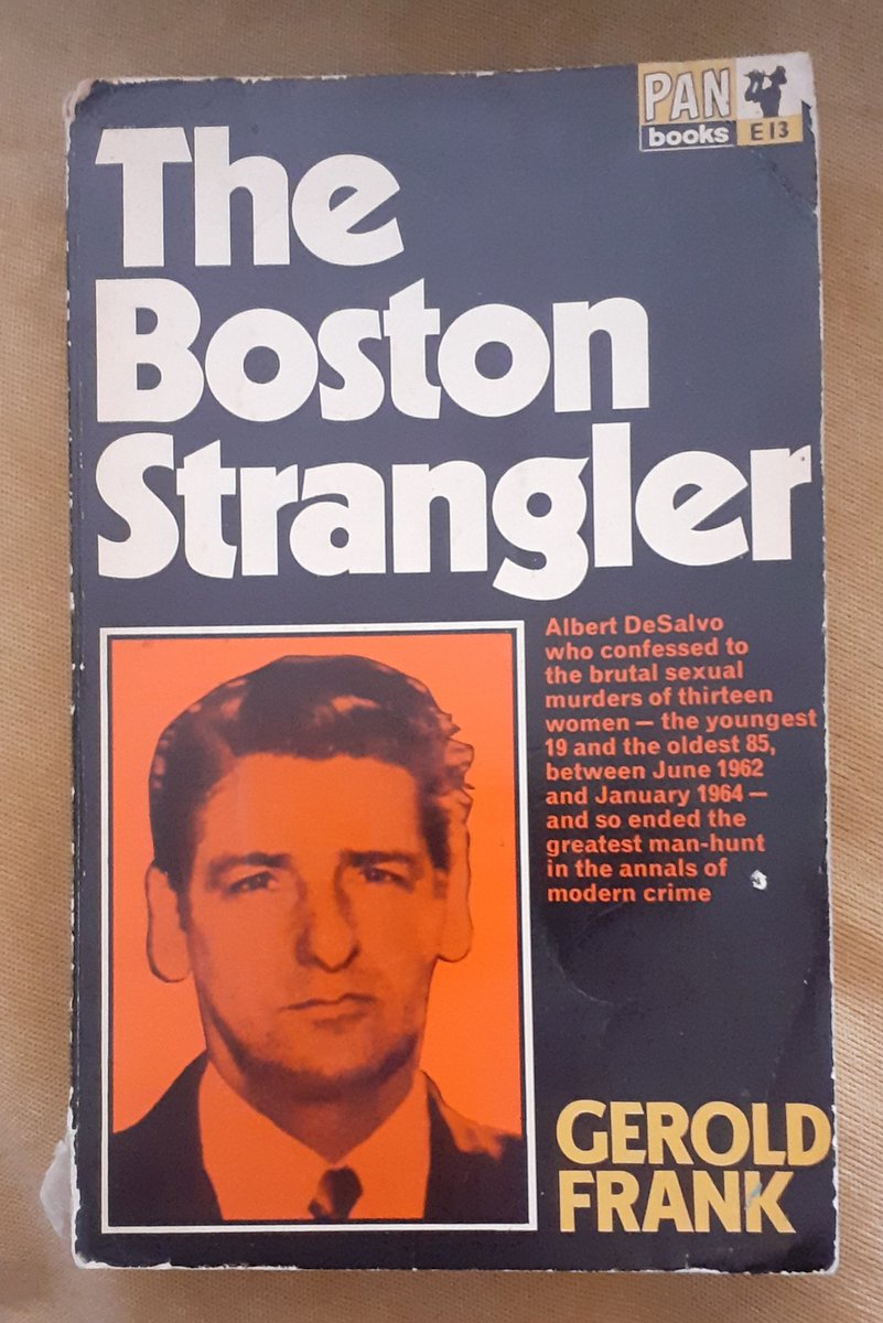 Bought this book about 30 years ago and have never seen this front cover on any other copies of the same book. I wonder if it's rare??? #bostonstranglerbook