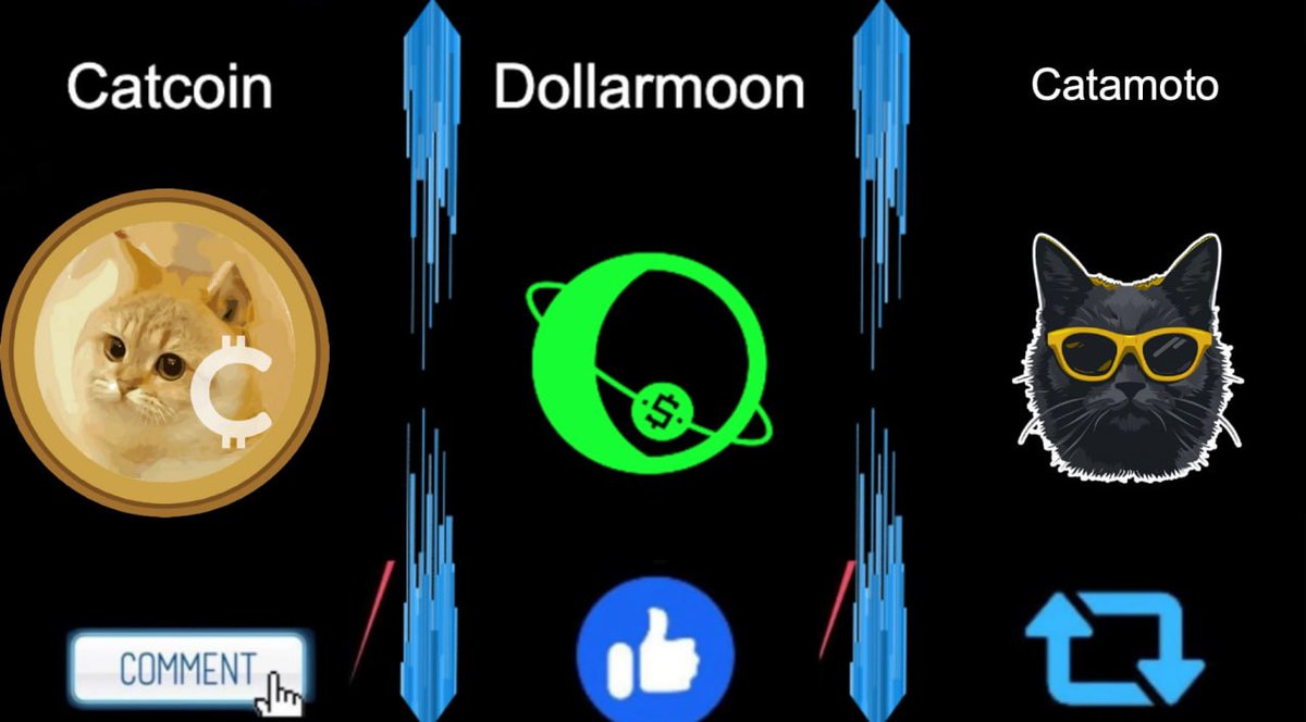 If you have 100.000$. What #memecoin you will buy?
#catcoin Comment 👇
@dollarmoonio Like 💙
#CATAMOTO RT 🔄

My best #BNB project 👇
TG: t.me/DollarMoonchat