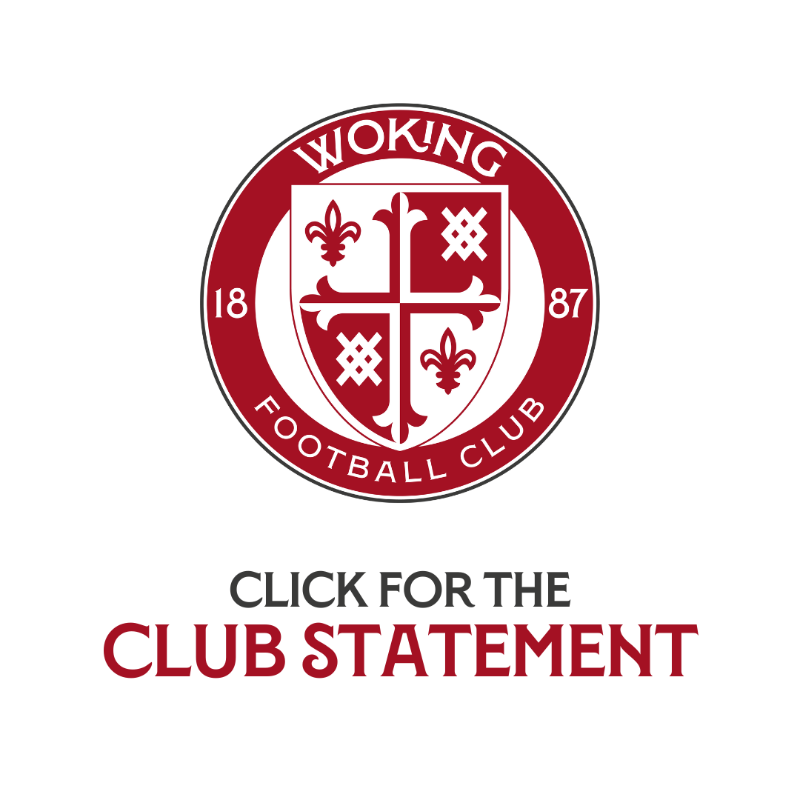 wokingfc's tweet photo. Woking Football Club is extremely disappointed in the unilateral changes to the FA Cup replay format made by the Professional Game Board with no consultation with the wider body of the EFL, the National League or Grassroots football.
