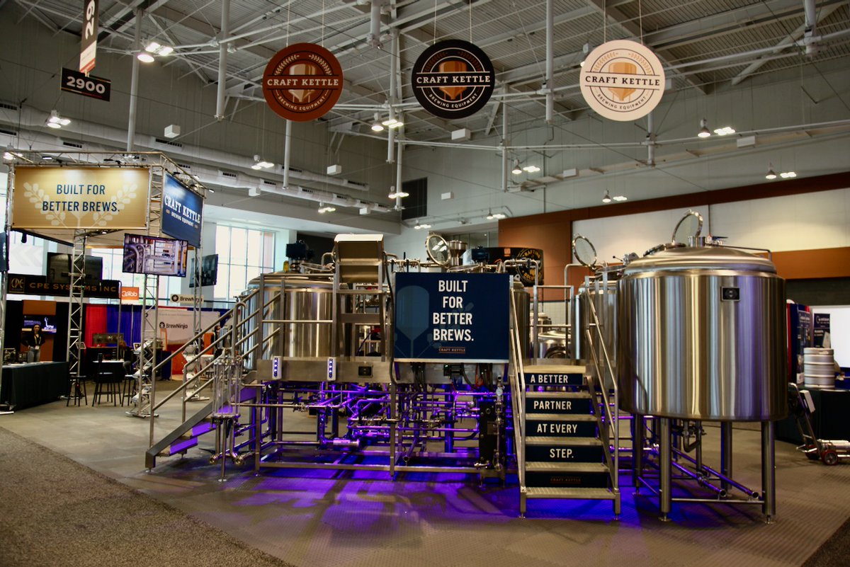 craftkettle's tweet photo. 🌟 Heading to CBC? Swing by Booth #2029 and meet the Craft Kettle Team! 🍻 Discover cutting-edge equipment built by a team as passionate about brewing as you are. Let's raise a glass to innovation together! 🍺 #CraftBrewersCon #CraftBeer #BrewingPassion #InnovationAtCBC https://t.co/myDHpSwN7j