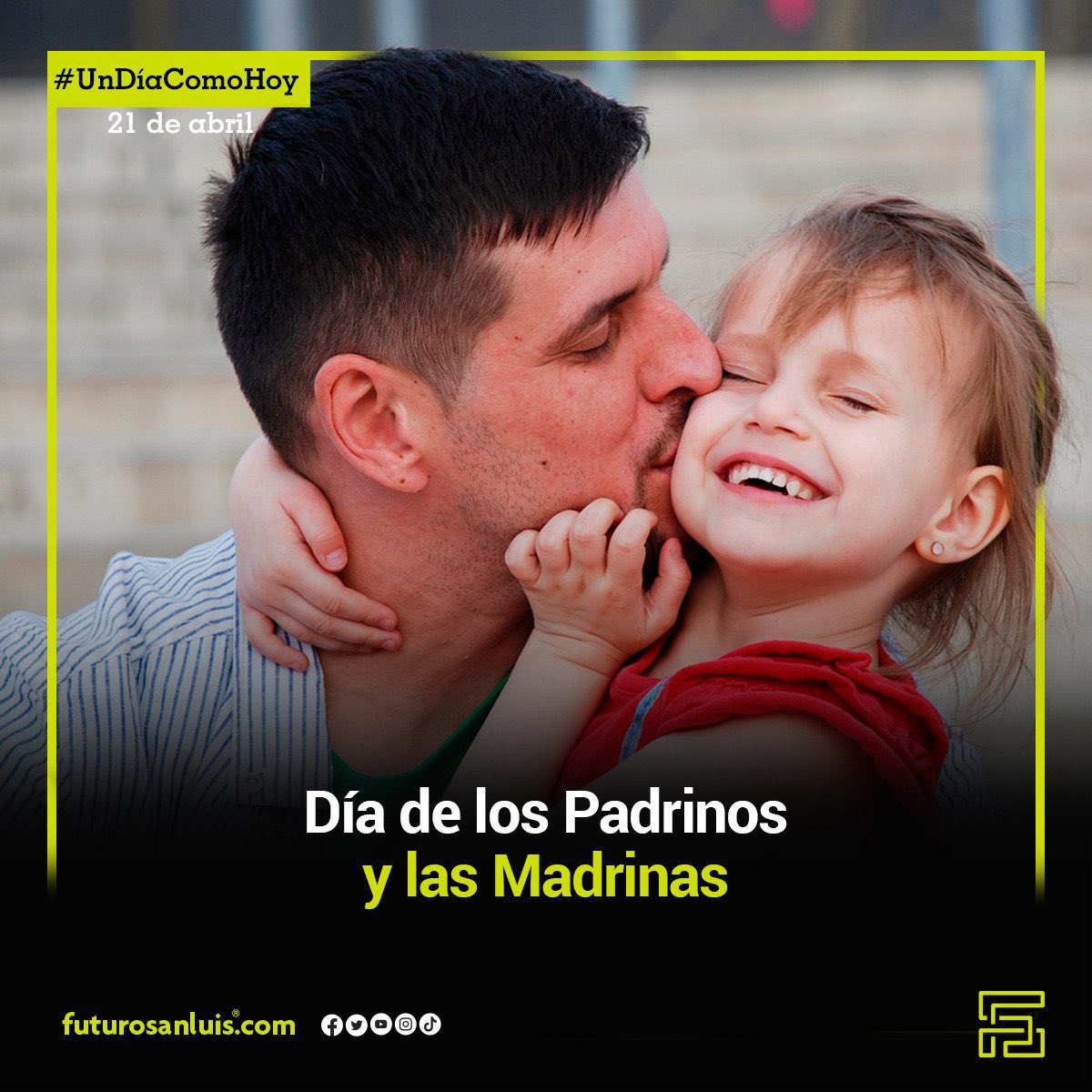 | #UnDíaComoHoy | El tercer domingo de abril se celebra el #DíaDeLosPadrinosYLasMadrinas para reconocer el papel que desempeña en la vida de las niñas y niños en todo el mundo. #ElFuturoEsHoy