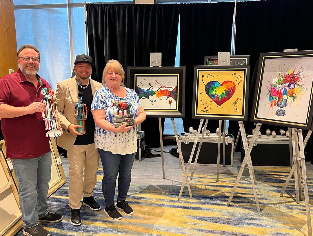 Which Kre8 masterpiece would you like to take home? These #ParkWestVIP collectors hit the #jackpot when they attended an exclusive art auction at the Four Seasons Hotel in Seattle! featured! #Kre8 #artcollection #artcollectorsofig #artcollectorsoftheworld