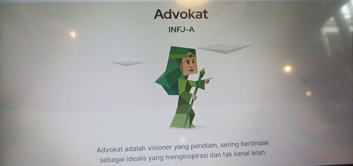 Berhubung pelupa. Titip di x, kalo ada yang nanya mbtinya apa, bisa jawab sekarang.