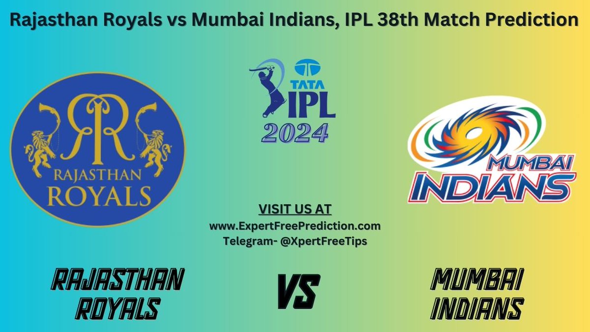 Rajasthan Royals vs Mumbai Indians IPL 2024 38th Match Prediction

#MIvsRR #RRvsMI #RAJvsMUM #MUMvsRAJ #IPL38thMatch #RajasthanVsMumbai #RajasthanRoyalsVsMumbaiIndians #IPL2024 #viratkohli #ipl #msdhoni #rohitsharma #cricket #ExpertsFreeTips

Read Here- expertfreeprediction.com/mi-vs-rr-betti…