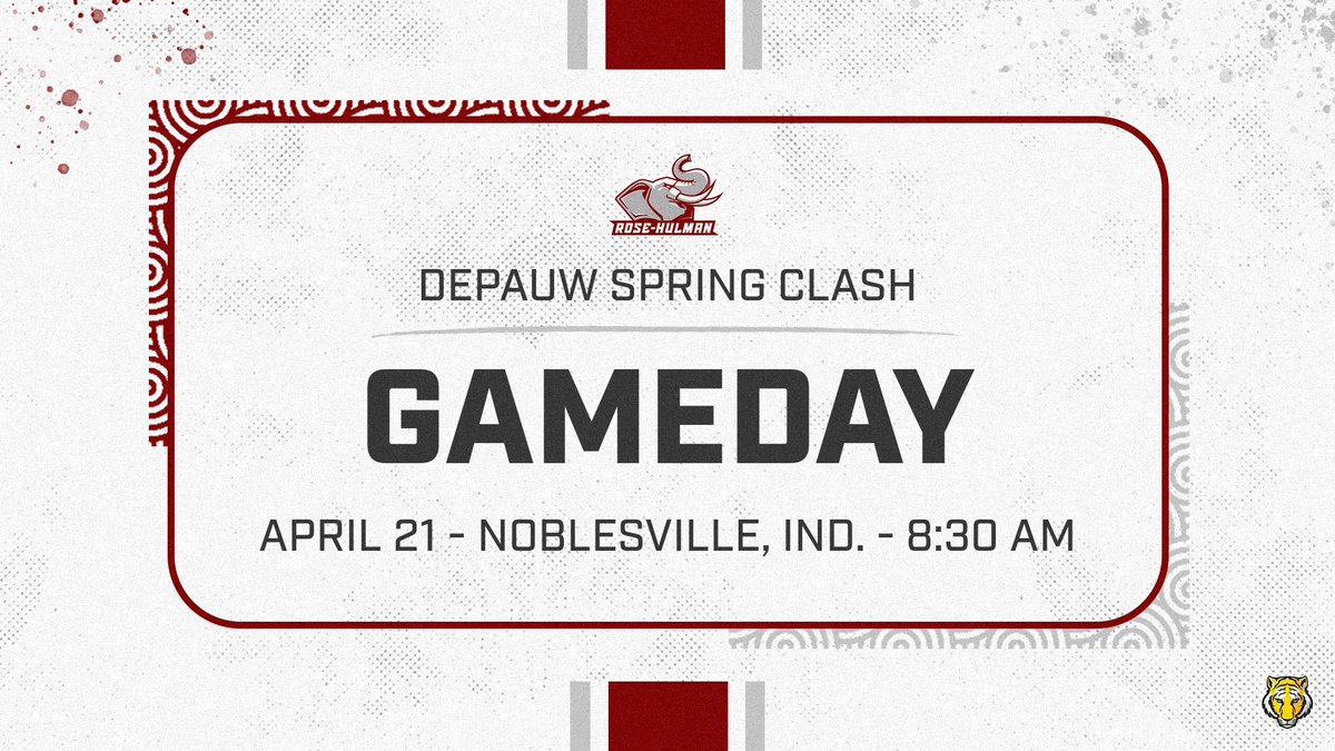 MEN'S ⛳: The Fightin' Engineers return to the course TODAY with 36 holes at the DePauw Spring Clash! #GoRose 📍: Noblesville, Ind. ⏰: 8:30 AM / 2:30 PM 📊: bit.ly/4d3ls0J 📄: bit.ly/3sLgD9V