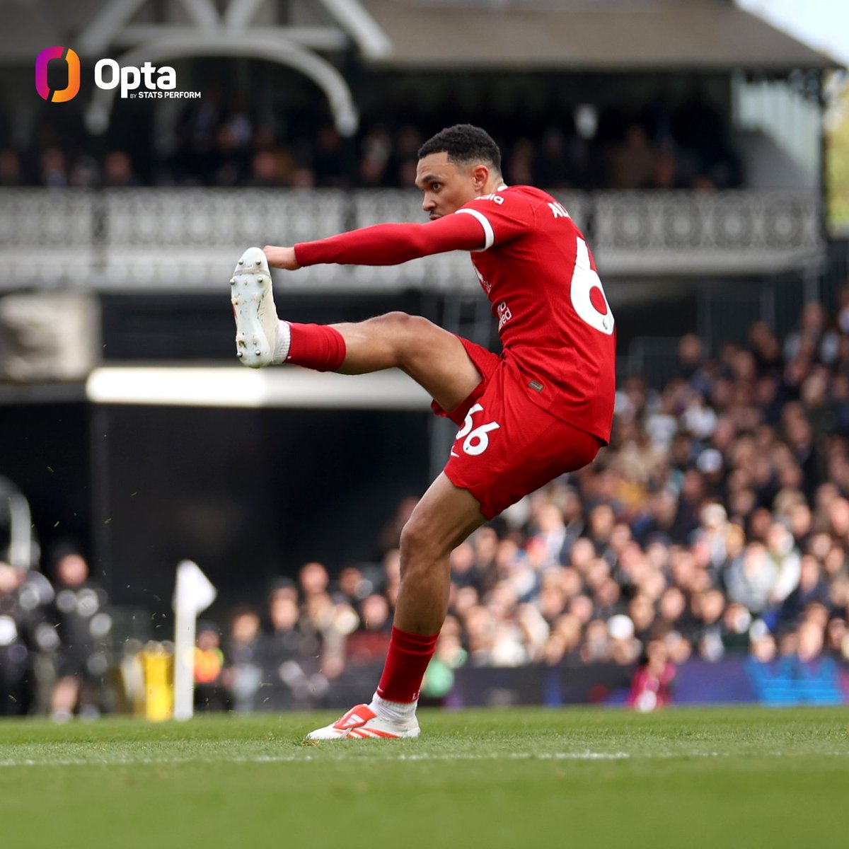 6 - Trent Alexander-Arnold has scored his sixth direct free-kick goal in the Premier League; only Jamie Redknapp (8) and Steven Gerrard (7) have more for Liverpool. Pinpoint.