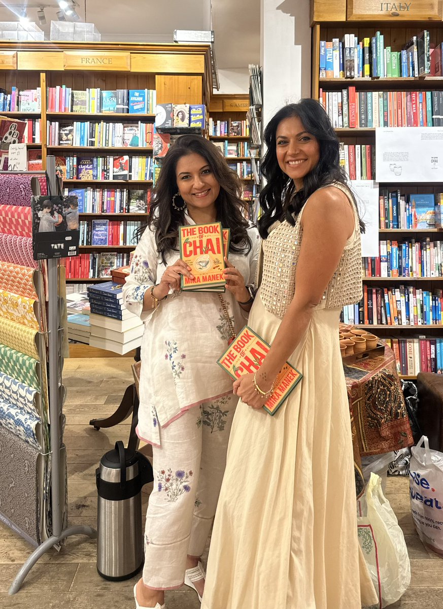 Last week was all about The Book of Chai - @miramanek new book! Fun events and so much more to come. Pick up your copy - little biased but it’s amazing! #chai #author #newbook