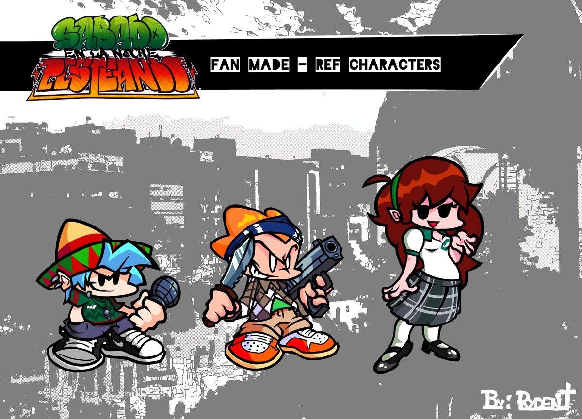 ᴅᴇsᴅᴇ ʟᴀ ᴄᴏʟᴏɴɪᴀ ᴍᴀs ᴄᴜʟᴇʀᴀ ᴅᴇ ᴇᴄᴀᴛᴇᴘᴇᴄ, ᴇsᴛᴀɴ... ᴇsᴛᴏs ᴡᴇʏᴇs.

Los diseños originales vienen de <a href="/MexigodFunkin/">Sábado en la Noche Pisteando</a>, yo solamente hice una versión más al juego original, con ciertas inspiraciones. 

PD: Revivan el server xd #FNF #fnfmod