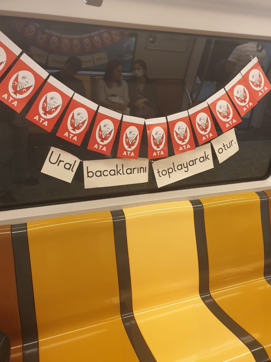 haberibbcomtr's tweet photo. İBB’nin 23 Nisan metro süslemesi sosyal medyada gündem oldu. https://t.co/LJiORhtyrF